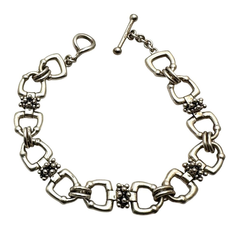 Designer Michael Dawkins Sterling Silver Bracelet 8 Inch 31 Grams